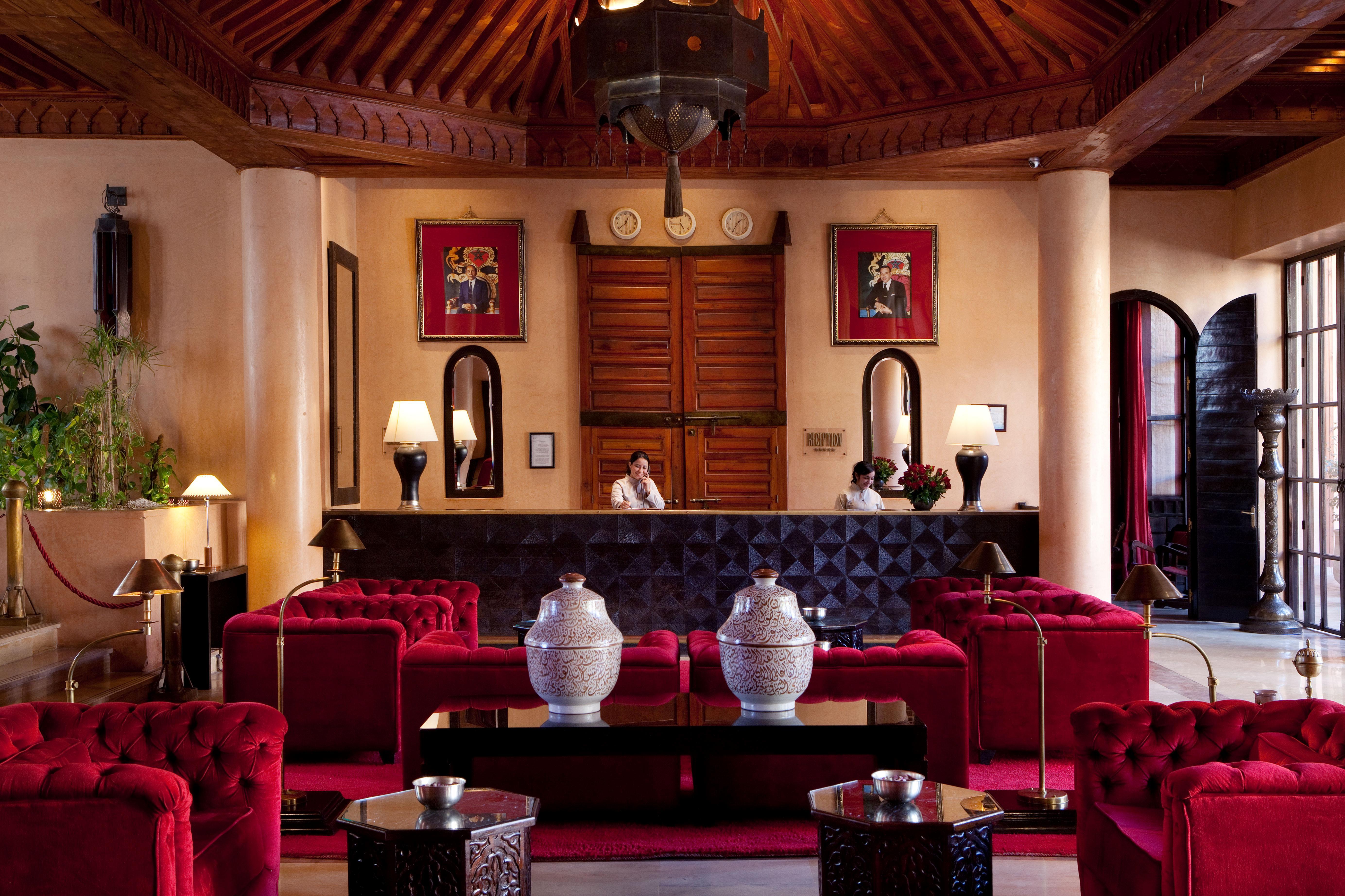레 자르댕 드 라 쿠투비아 마라케시 외부 사진 The lobby of the Mandarin Oriental, Marrakech