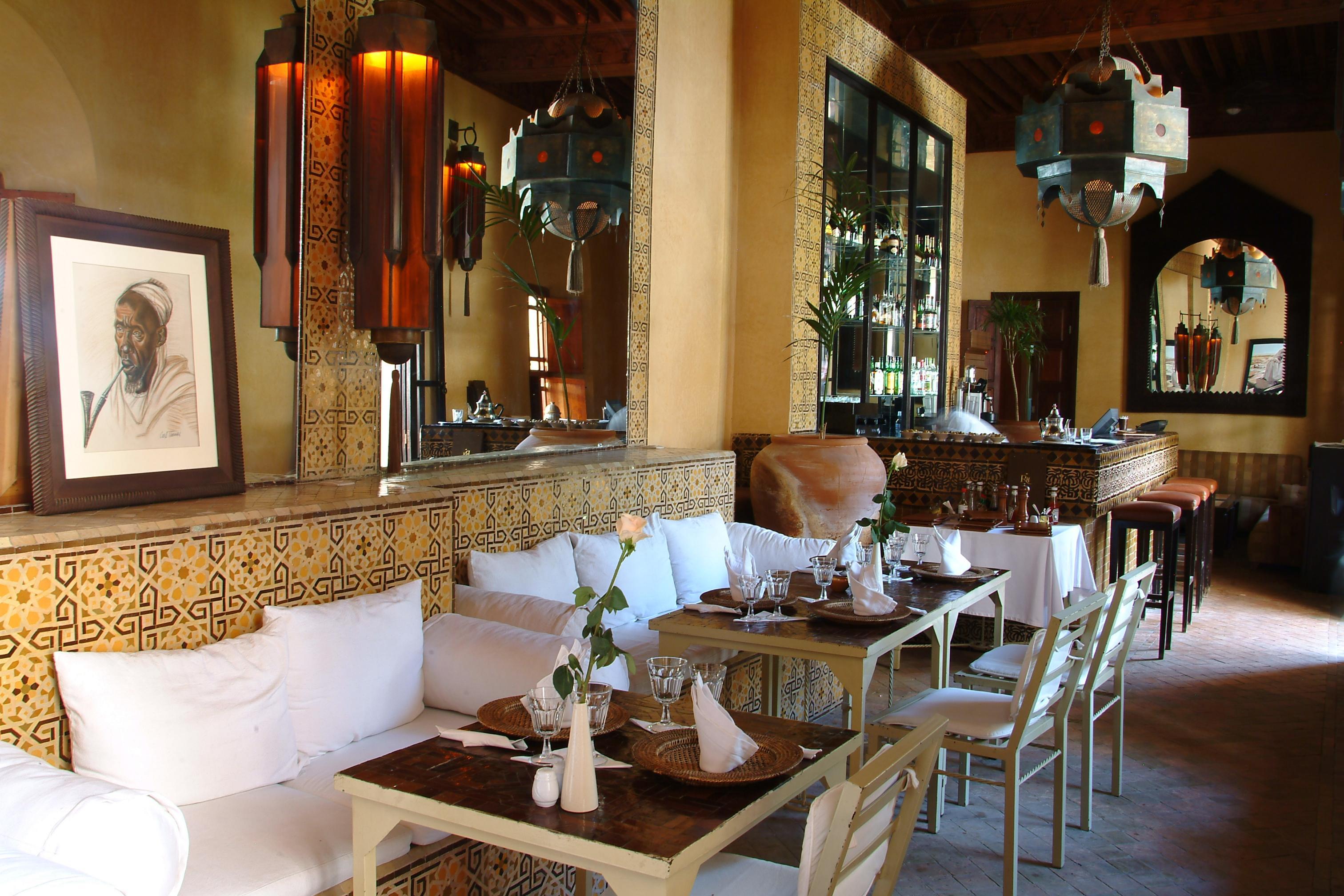 레 자르댕 드 라 쿠투비아 마라케시 외부 사진 Restaurant in Marrakech