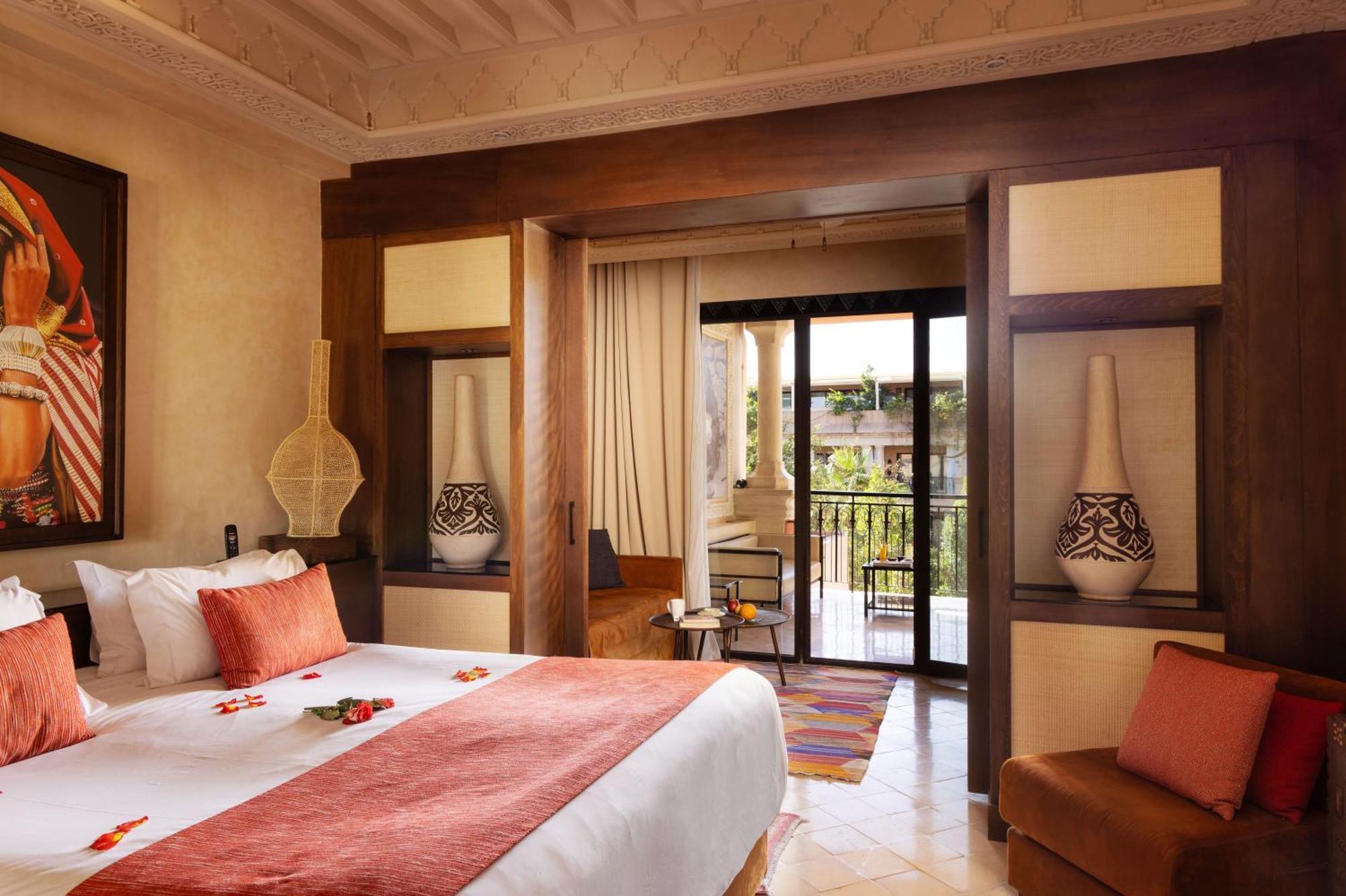 레 자르댕 드 라 쿠투비아 마라케시 외부 사진 A room at the hotel